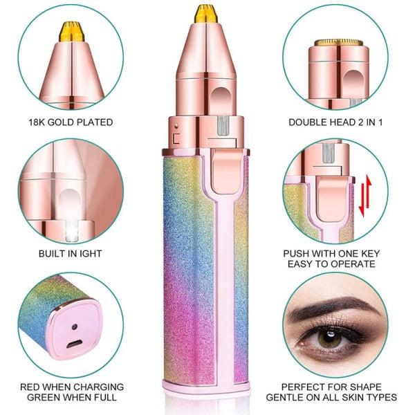 2 In 1 Facial And Eyebrow Hair Remover