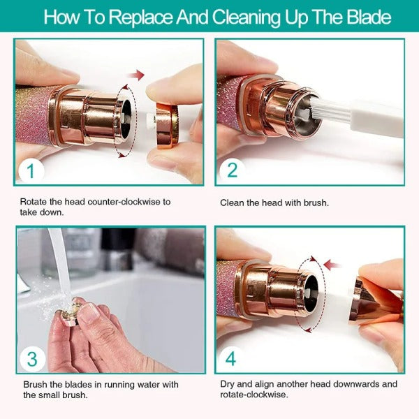 2 In 1 Facial And Eyebrow Hair Remover