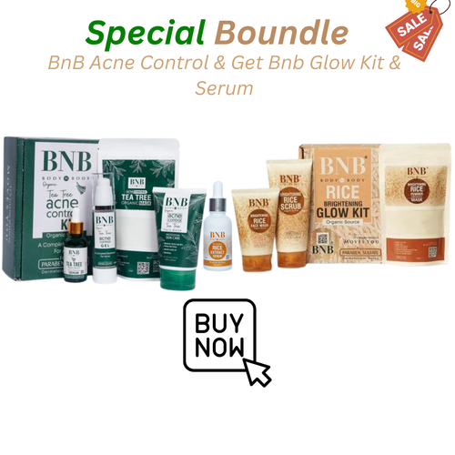 Bnb Acne Control kit + Bnb Glow Kit & Serum