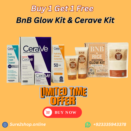 Buy Cerave 4 in 1 kit & Get Bnb Glow kit Free