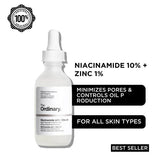 The Ordinary Niacinamide serum + The health healer night cream